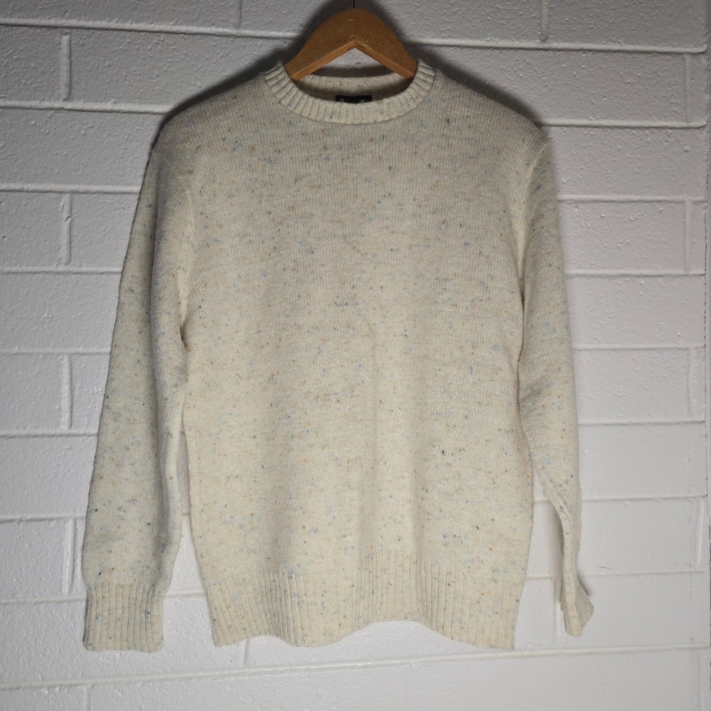 Vtg Robert Bruce Mens Sweater Flecked Knit XL USA Crewneck Pullover Grandpa Cozy